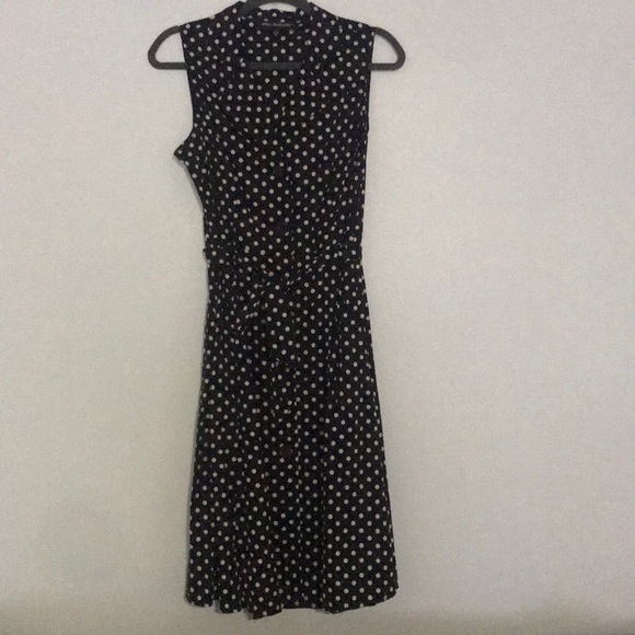 Mlle Gabrielle Dresses & Skirts - EUC Vintage Polka Dot Tie Waist Dress